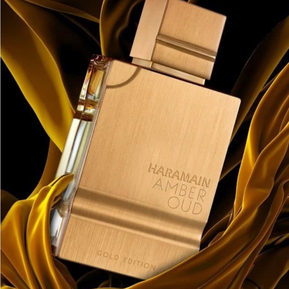 Haramain Amber Oud Gold Edition Fragrance New in Box Sealed Hard to Find Scent